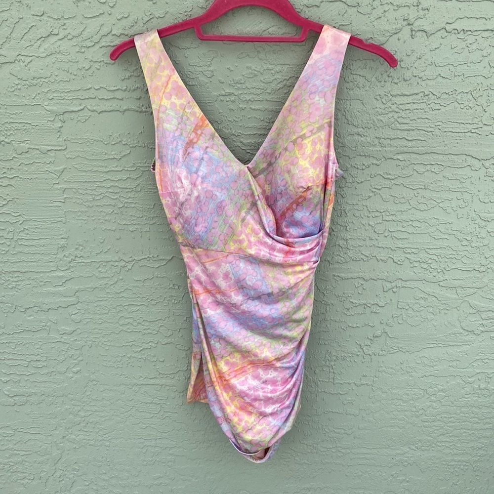 Vintage Sea Scamp Swimsuit 34B Naturalwear CAMP Hard Cups